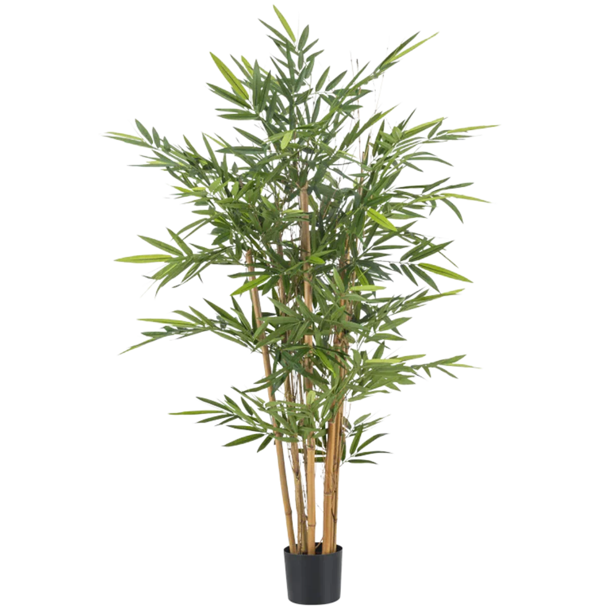HOMCOM Plante artificielle bambou arbre artificiel 140 cm avec pot, fausse plante vert décoration d'intérieur | France