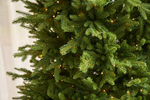 Sapin de Noël artificiel Slim "Undset" 100% PE - Smart LED