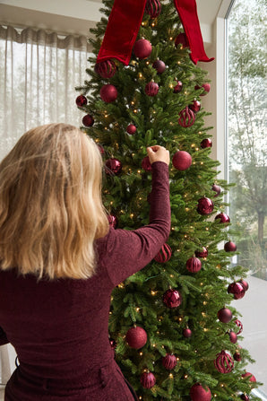 Sapin de Noël artificiel Slim "Undset" 100% PE - Smart LED