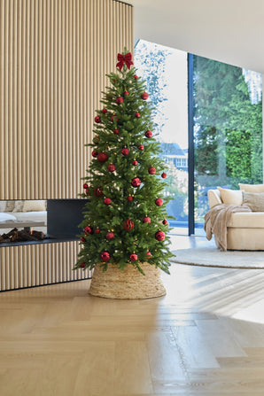Sapin de Noël artificiel Slim "Undset" 100% PE - Smart LED