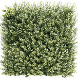 Mur végétal artificiel Buis beige 50x50 cm UV