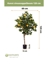 Oranger artificiel 120 cm