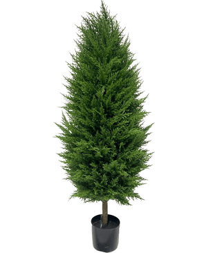 Plante Cyprès artificiel deluxe 120 cm UV