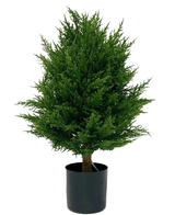 Plante Cyprès artificiel deluxe 60 cm UV