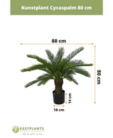 Plante artificielle Cycad palm 80 cm