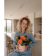 Plante artificielle Gerbera 28 cm orange