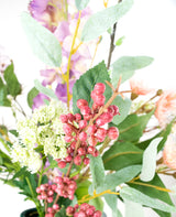 Bouquet de fleurs artificielles en soie Mystic Elegance