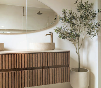 Faux olivier salle de bain