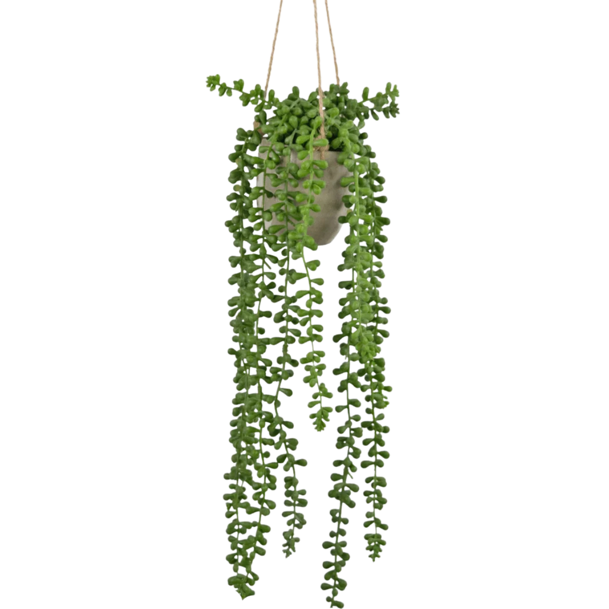 Plantes suspendues artificielles en pot