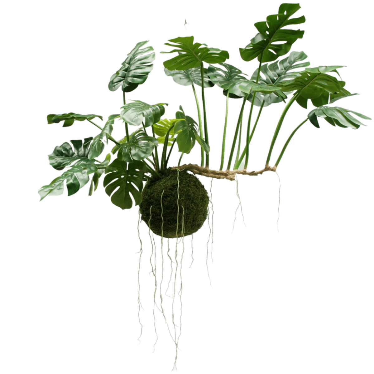 Grandes plante artificielle suspendue