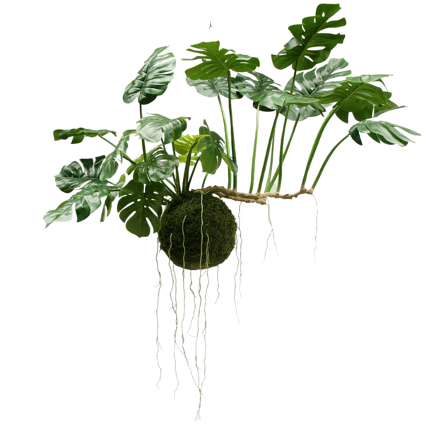 Grandes plante artificielle suspendue