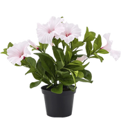 Fleurs artificielles en pot