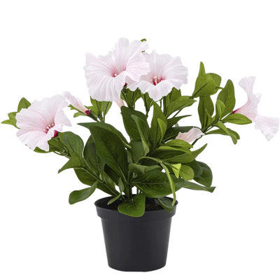 Fleurs artificielles en pot