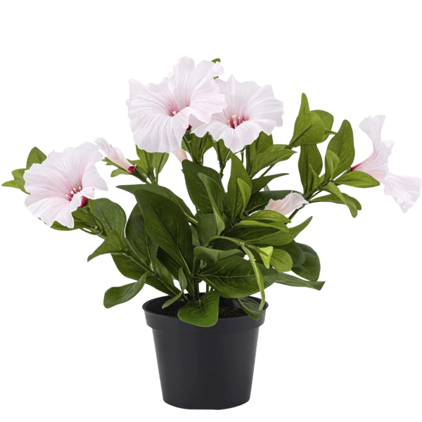 Fleurs artificielles en pot