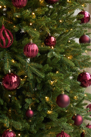 Sapin de Noël artificiel Slim "Undset" 100% PE - Smart LED