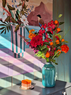 Fleurs artificielles bouquet Fiesta Sunset