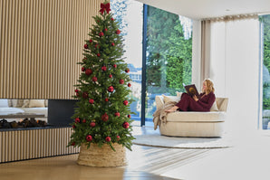 Sapin de Noël artificiel Slim "Undset" 100% PE - Smart LED
