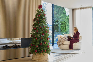 Sapin de Noël artificiel Slim "Undset" 100% PE - Smart LED