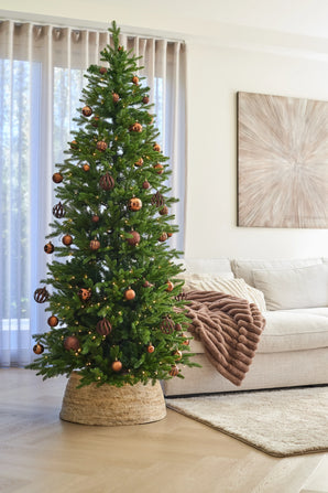 Sapin de Noël artificiel Slim "Undset" PE/PVC - Smart LED