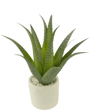Agave artificiel dans un pot ornemental 30 cm