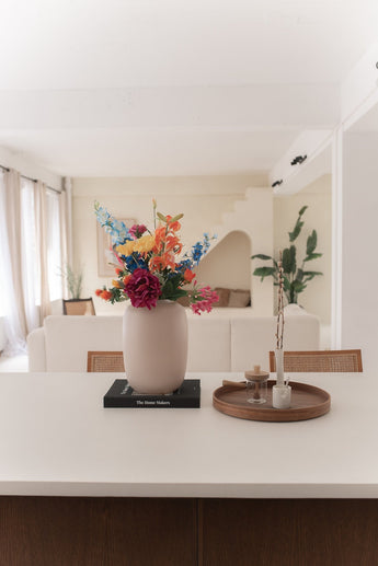 Bouquet artificiel Fleurs sauvages colorées 75 cm