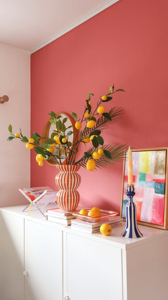 Bouquet artificiel Happy Lemon 100 cm