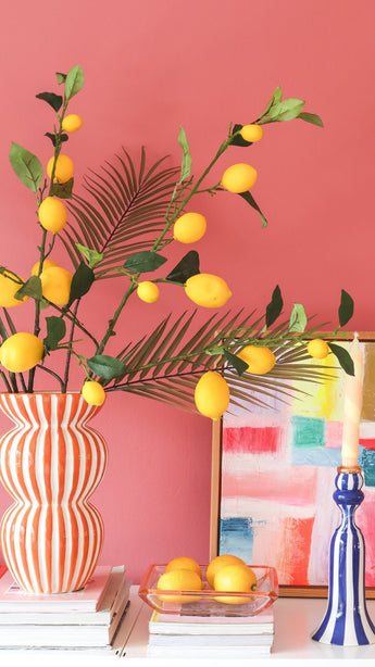 Bouquet artificiel Happy Lemon 100 cm