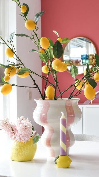 Bouquet artificiel Happy Lemon 100 cm