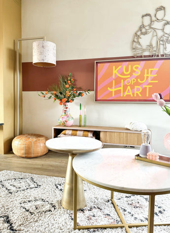 Bouquet artificiel Happy Mandarin 93 cm