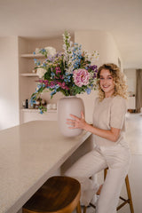 Bouquet artificiel Nordic Blue XL 100 cm