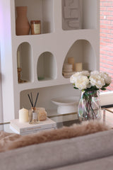 Bouquet artificiel Peony blanc 39 cm