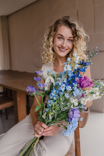 Bouquet artificiel Sapphire Garden 74 cm