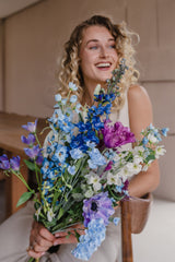 Bouquet artificiel Sapphire Garden 74 cm