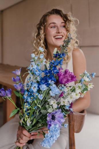 Bouquet artificiel Sapphire Garden 74 cm