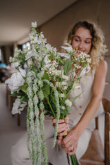 Bouquet artificiel Silk White Flora 80 cm