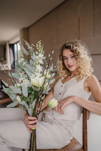 Bouquet artificiel en soie Blossom Breeze 73 cm