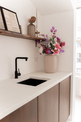 Bouquet artificiel violet Flora 80 cm