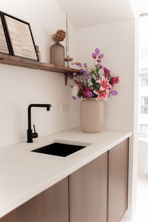 Bouquet artificiel violet Flora 80 cm