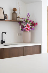 Bouquet artificiel violet Flora 80 cm