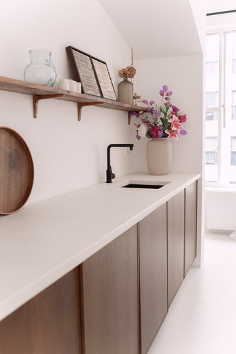 Bouquet artificiel violet Flora 80 cm