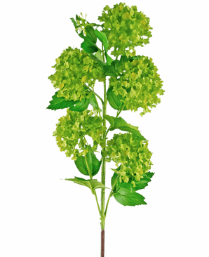 Branche artificielle Boule de neige vert 77 cm