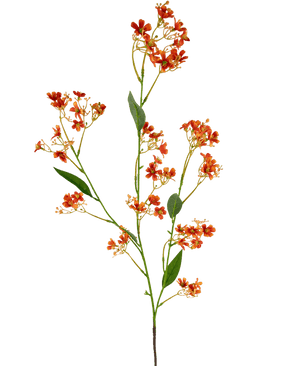 Branche artificielle Daphne Spray orange 108 cm