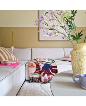 Branche artificielle Daphne Spray violet 108 cm