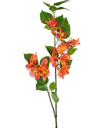 Branche artificielle de bougainvillier pêche 81 cm