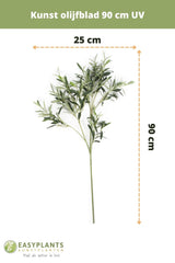 Branche d'olivier artificielle UV 90 cm