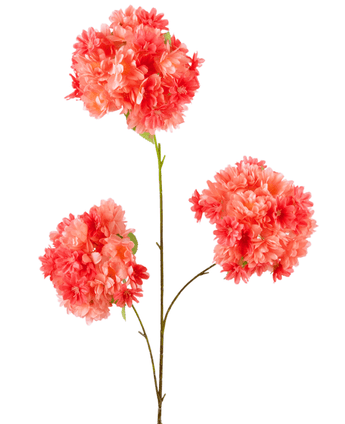 Branche de cerisier artificielle corail 85 cm