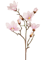 Branche de magnolia artificiel Real Touch rose 98 cm