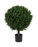 Buis Artificiel Ballon sur Tige Style Romain 85 cm