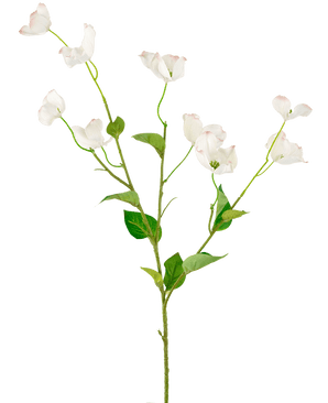 Cornouiller artificiel Real Touch blanc 74 cm