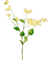 Cornouiller artificiel Real Touch jaune clair 74 cm